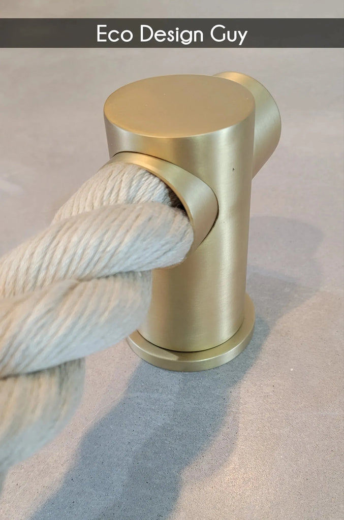 Modern Rope Handrail - Eco Design Guy