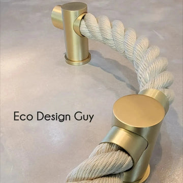 Modern Rope Handrail - Eco Design Guy