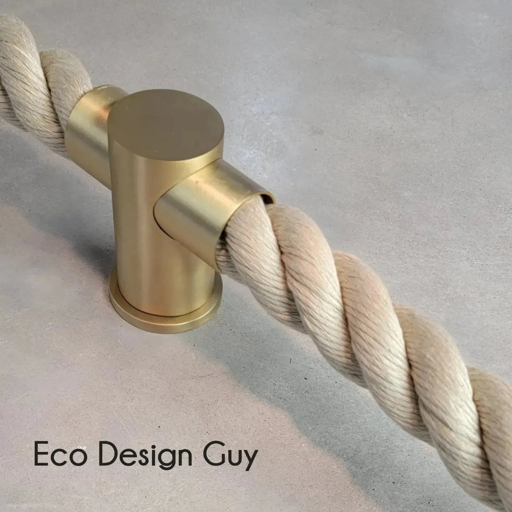 Modern Rope Handrail - Eco Design Guy