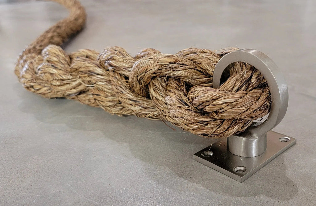 Low Profile Rope Handrail - Eco Design Guy