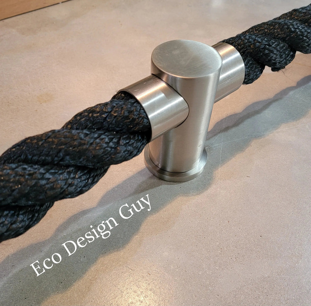 Modern Rope Handrail - Eco Design Guy