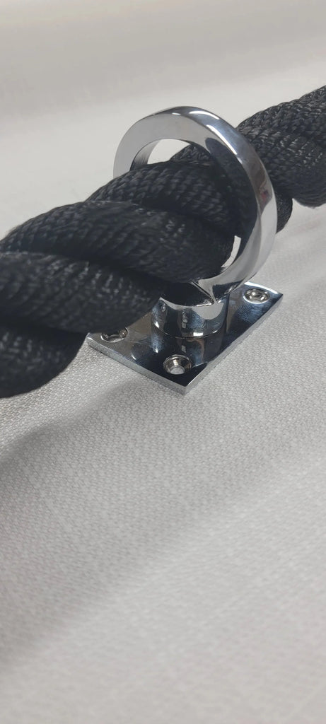 Low Profile Rope Handrail - Eco Design Guy