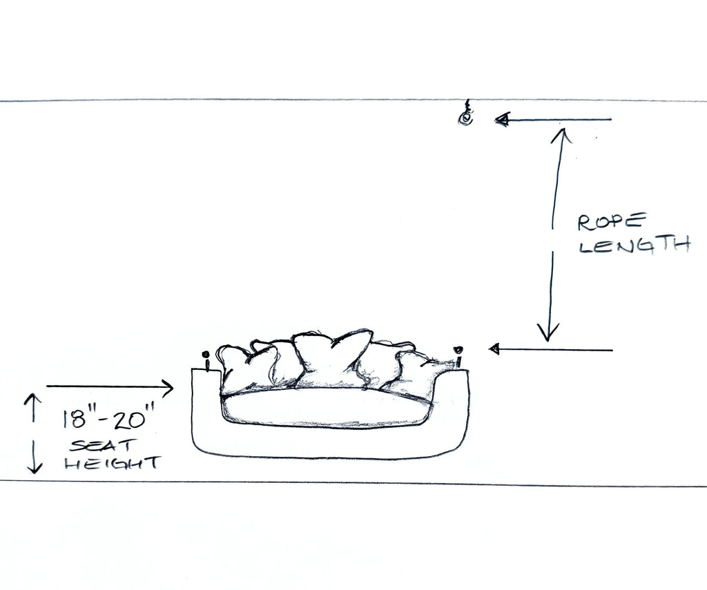 Porch Swing Rope - Natural - Eco Design Guy