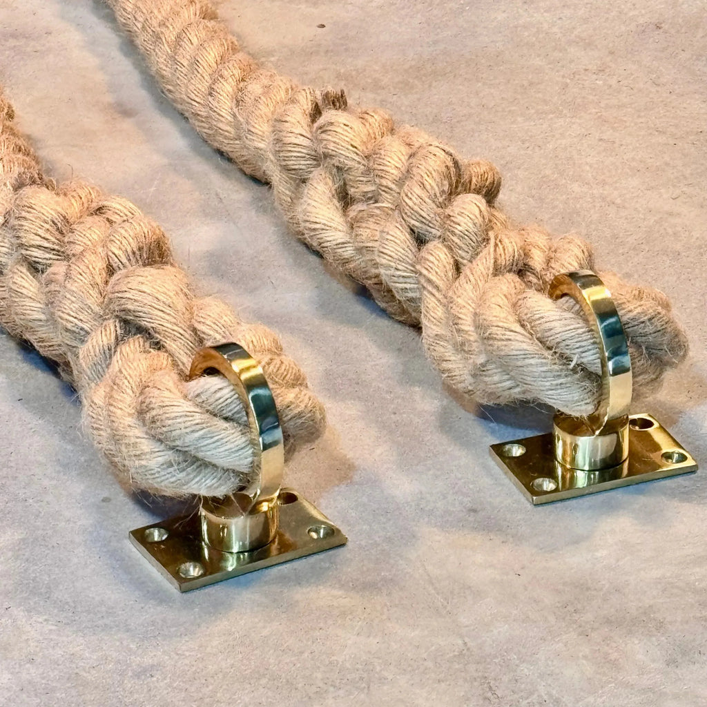 Low Profile Rope Handrail - Eco Design Guy