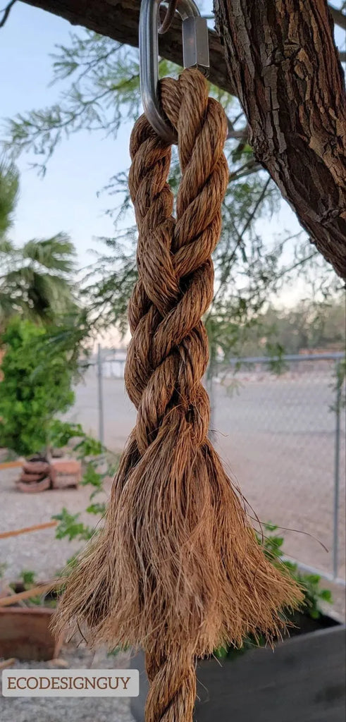 Tassel-Top Rope for Porch Swings - Eco Design Guy