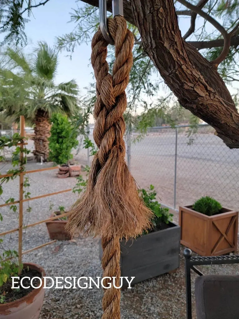 Tassel-Top Rope for Porch Swings - Eco Design Guy
