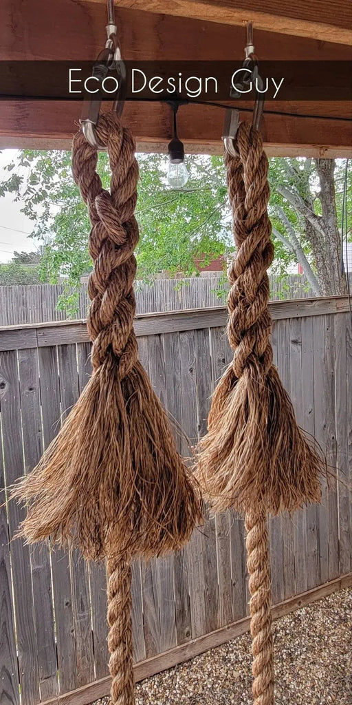 Tassel-Top Rope for Porch Swings - Eco Design Guy