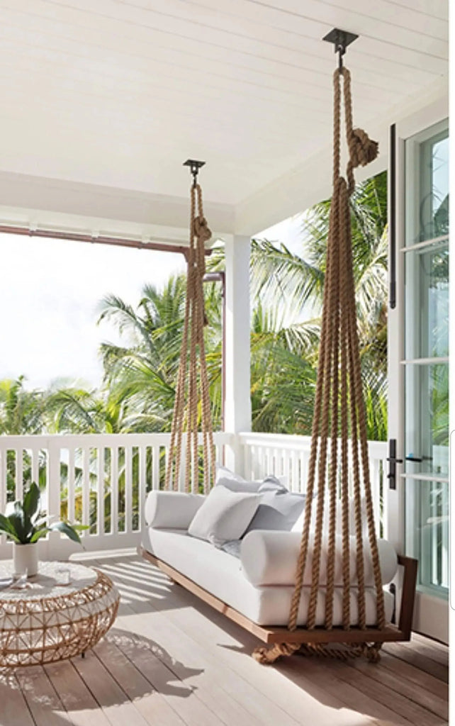 Woven Rope Porch Swing - Eco Design Guy