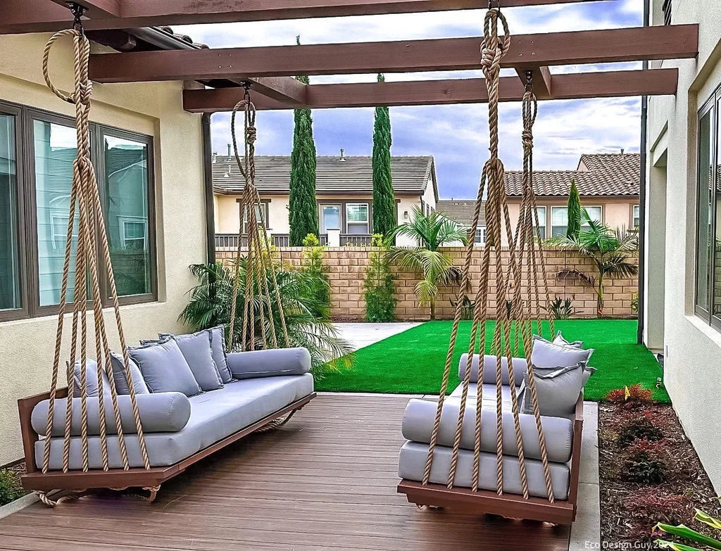 Woven Rope Porch Swing - Eco Design Guy