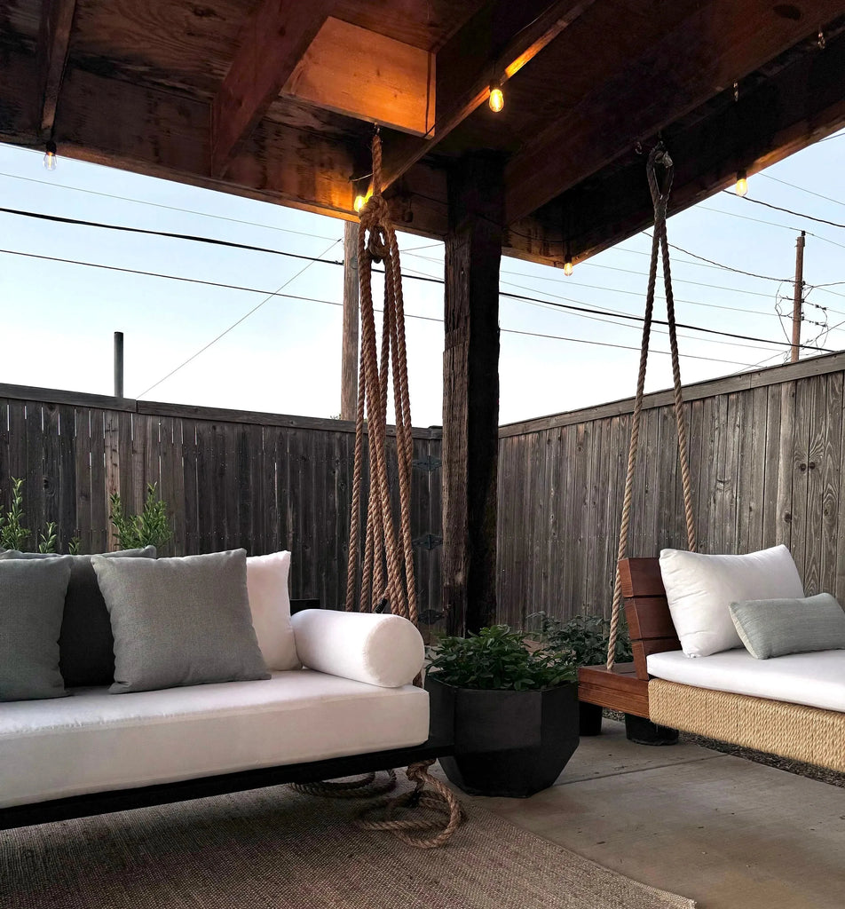 Woven Rope Porch Swing - Eco Design Guy